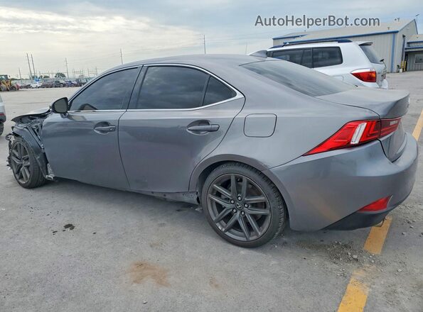 JTHBA1D26G5035645 2016 LEXUS IS Gray Trasero izquierdo