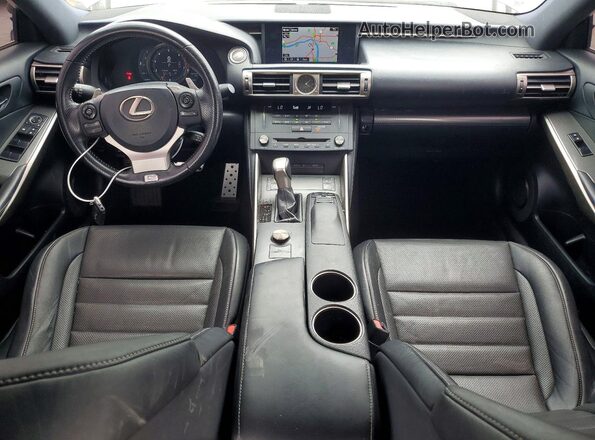 JTHBA1D26G5035645 2016 LEXUS IS Gray Vista del salpicadero