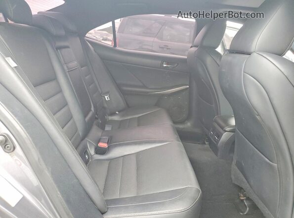 JTHBA1D26G5035645 2016 LEXUS IS Gray Vista de los asientos traseros