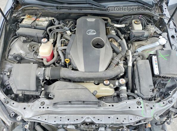 JTHBA1D26G5035645 2016 LEXUS IS Gray Vista interior trasera