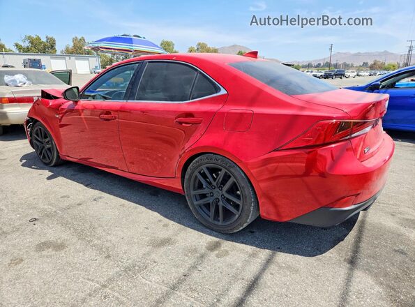 JTHBA1D26H5044976 2017 LEXUS IS Red Հետևի ձախ