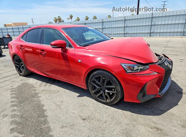 JTHBA1D26H5044976 2017 LEXUS IS Red Передня права чверть