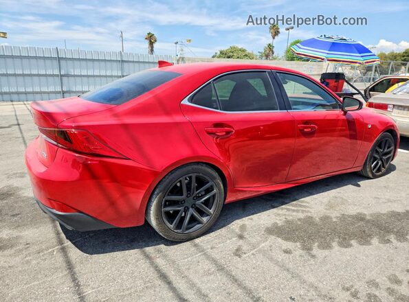 JTHBA1D26H5044976 2017 LEXUS IS Red Հետևի աջ