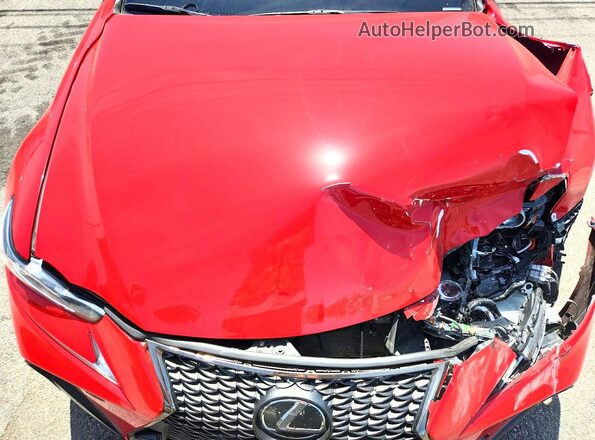 JTHBA1D26H5044976 2017 LEXUS IS Red Սալոնի հետևի տեսք