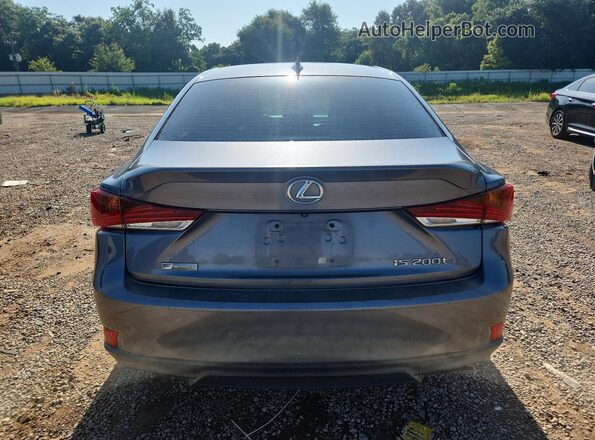 JTHBA1D26H5052396 2017 LEXUS IS Gray Widok z tyłu