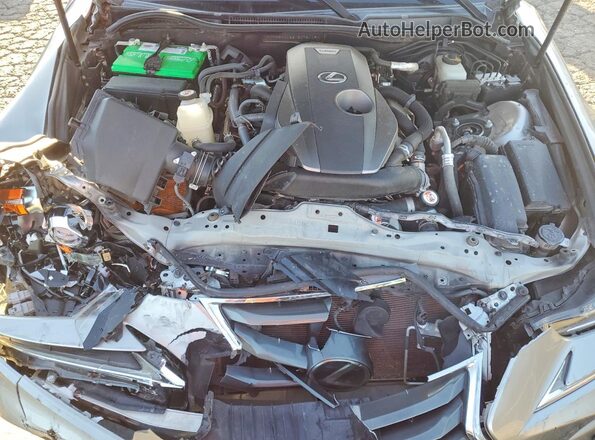 JTHBA1D26J5072119 2018 LEXUS IS Silver Widok wnętrza z tyłu