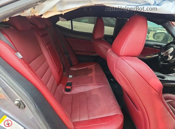 JTHBA1D26J5078289 2018 LEXUS IS Gray Հետևի նստատեղերի տեսք