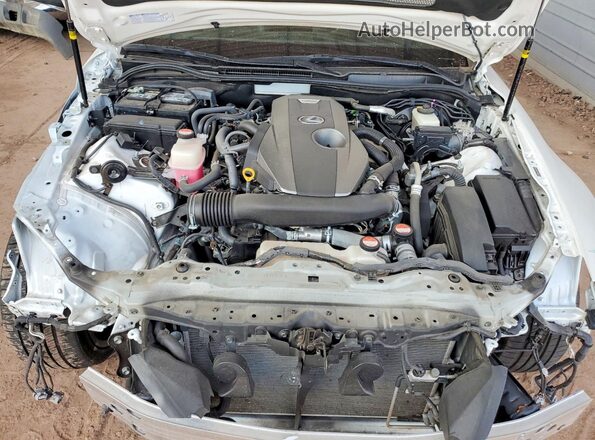 JTHBA1D27G5007353 2016 LEXUS IS Белый Вид задней части салона