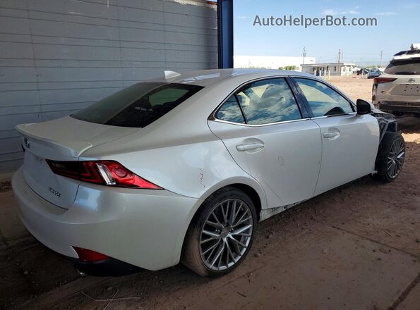 JTHBA1D27G5007353 2016 LEXUS IS Белый Задняя правая четверть
