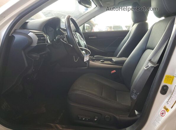 JTHBA1D27G5007353 2016 LEXUS IS Белый Вид салона спереди
