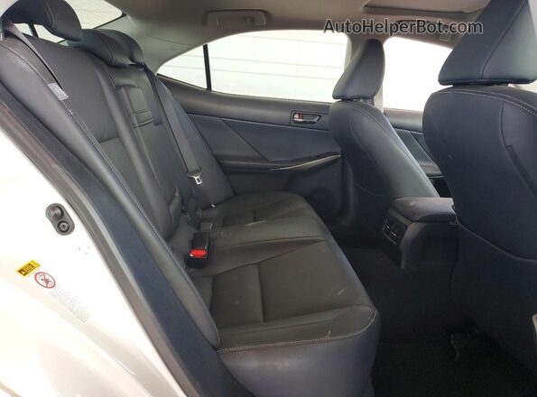 JTHBA1D27G5007353 2016 LEXUS IS Белый Вид задних сидений