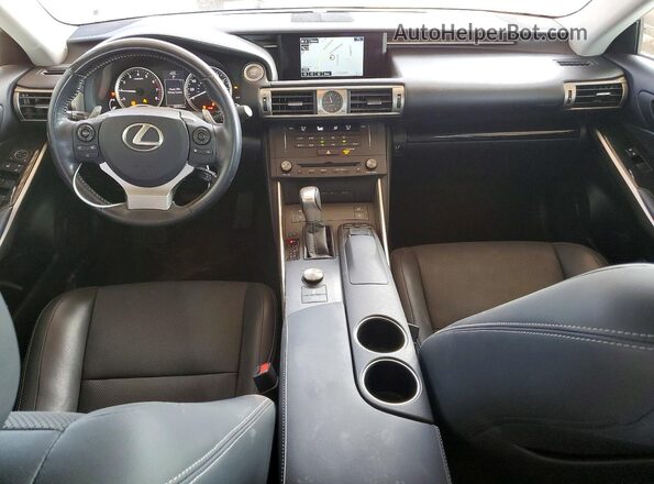 JTHBA1D27G5007353 2016 LEXUS IS Белый Вид панели приборов