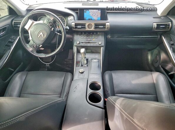 JTHBA1D27G5018501 2016 LEXUS IS White Dashboard view
