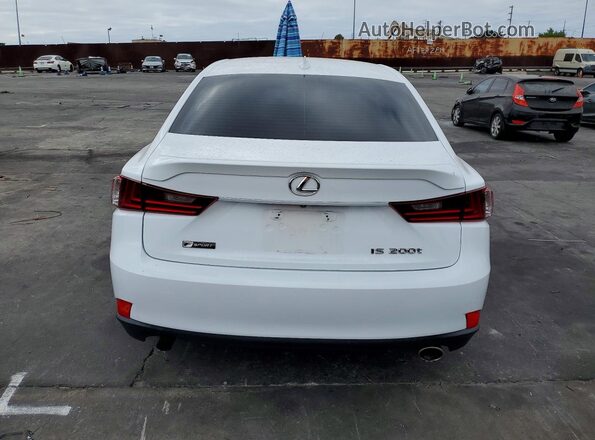 JTHBA1D27G5032379 2016 LEXUS IS Белый Вид сзади