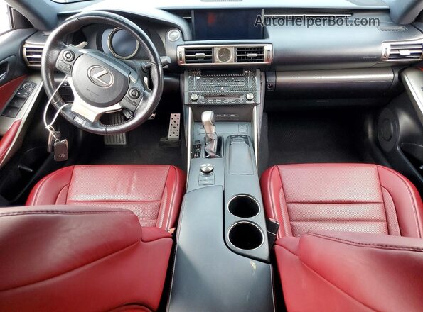 JTHBA1D27G5032379 2016 LEXUS IS Белый Вид панели приборов
