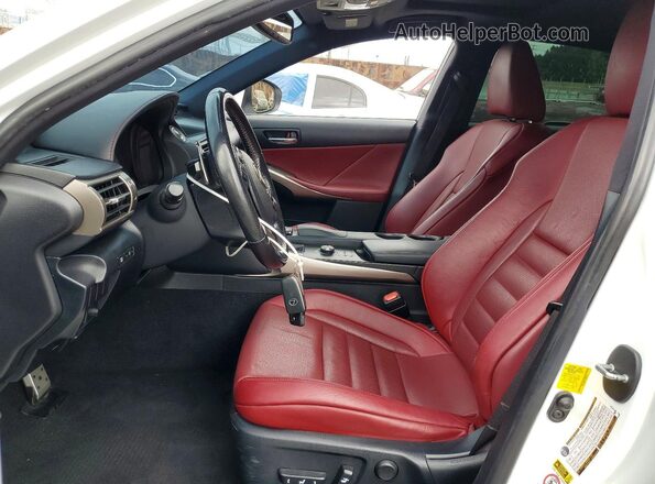 JTHBA1D27G5032379 2016 LEXUS IS Белый Вид салона спереди
