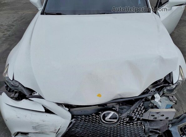 JTHBA1D27G5032379 2016 LEXUS IS Белый Вид задней части салона