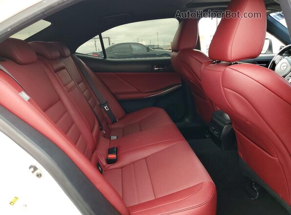 JTHBA1D27G5032379 2016 LEXUS IS Белый Вид задних сидений