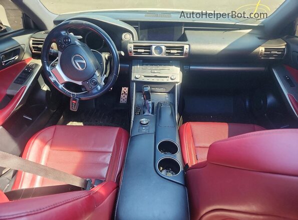 JTHBA1D28G5021892 2016 LEXUS IS White Вид панелі приладів