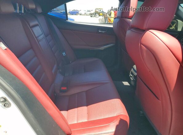 JTHBA1D28G5021892 2016 LEXUS IS White Вид задніх сидінь