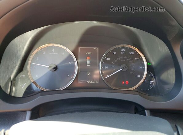 JTHBA1D28H5059379 2017 LEXUS IS Charcoal Вид щитка приладів