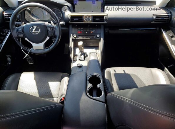 JTHBA1D28H5059379 2017 LEXUS IS Charcoal Вид панелі приладів