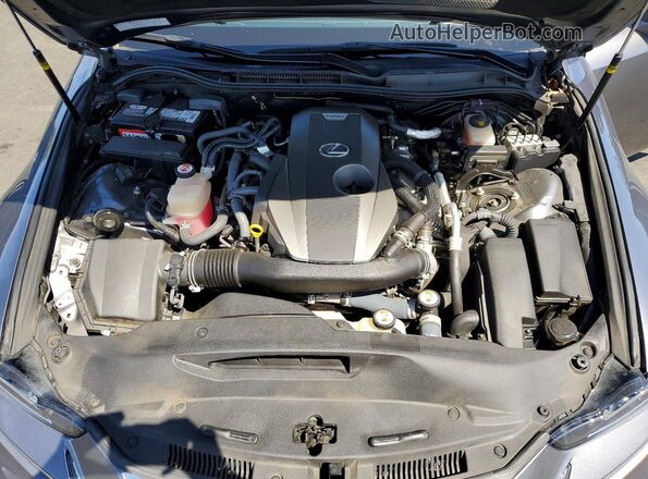 JTHBA1D28H5059379 2017 LEXUS IS Charcoal Вид задньої частини салону