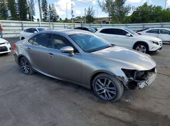 JTHBA1D28J5065785 2018 LEXUS IS Серый Передняя правая четверть