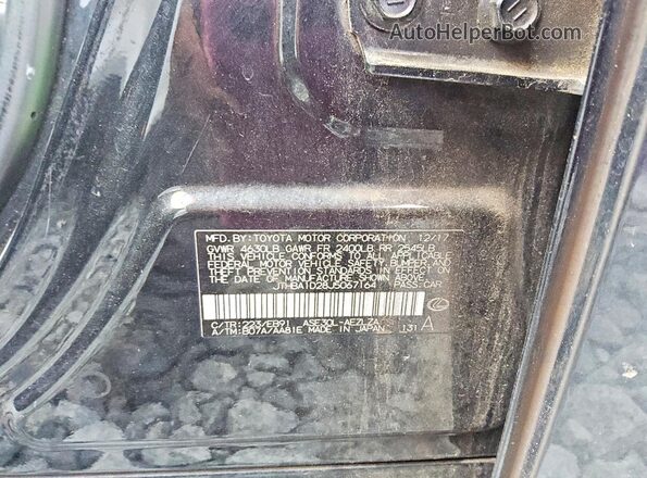 JTHBA1D28J5067164 2018 LEXUS IS Черный Вид подкапотного пространства