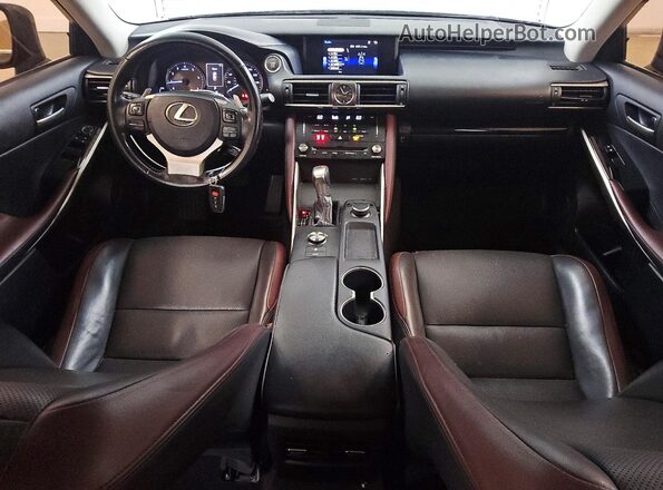 JTHBA1D28J5067164 2018 LEXUS IS Черный Вид панели приборов