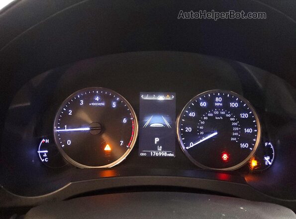 JTHBA1D28J5067164 2018 LEXUS IS Черный Вид щитка приборов
