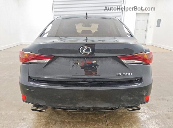 JTHBA1D28J5067164 2018 LEXUS IS Черный Вид сзади