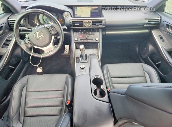 JTHBA1D28J5071165 2018 LEXUS IS Silver Widok deski rozdzielczej