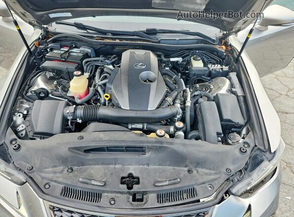 JTHBA1D28J5071165 2018 LEXUS IS Silver Widok wnętrza z tyłu
