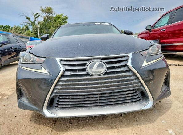 JTHBA1D28J5081498 2018 LEXUS IS Black Widok z przodu