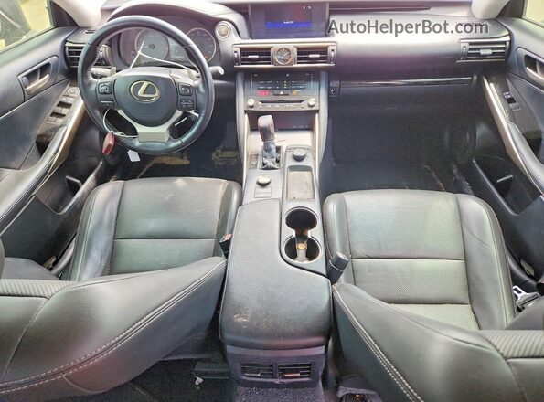 JTHBA1D28J5081498 2018 LEXUS IS Black Widok deski rozdzielczej