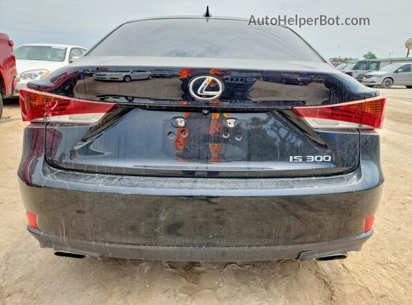 JTHBA1D28J5081498 2018 LEXUS IS Black Widok z tyłu