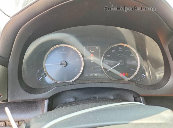 JTHBA1D28J5081498 2018 LEXUS IS Black Widok zestawu wskaźników
