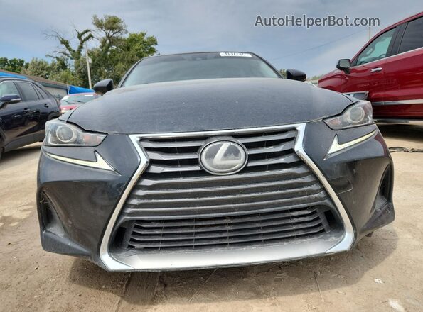 JTHBA1D28J5081498 2018 LEXUS IS Black Widok naklejki z numerem VIN