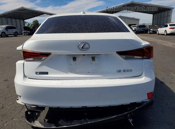 JTHBA1D28J5082022 2018 LEXUS IS White Widok z tyłu