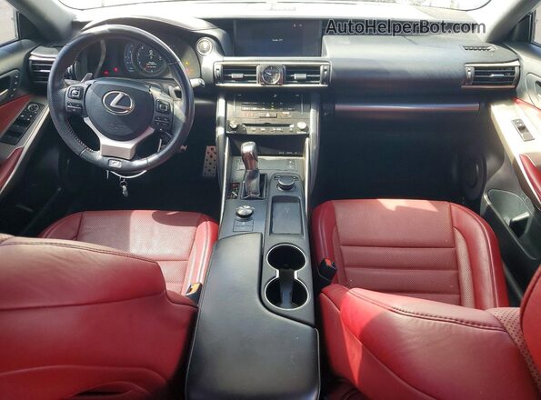 JTHBA1D28J5082022 2018 LEXUS IS White Widok deski rozdzielczej