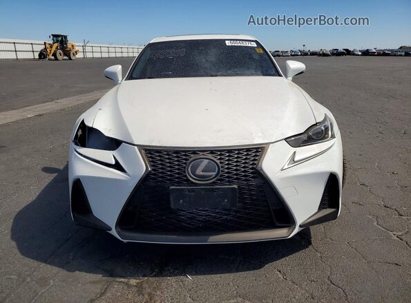 JTHBA1D28J5082022 2018 LEXUS IS White Widok z przodu