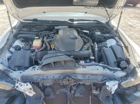 JTHBA1D28K5085763 2019 LEXUS IS White Widok wnętrza z tyłu