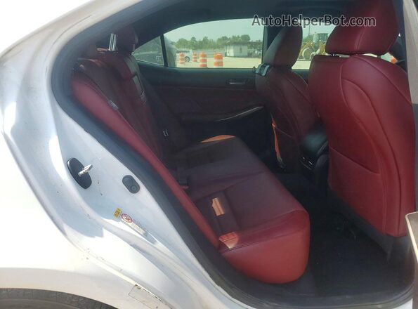 JTHBA1D28K5085763 2019 LEXUS IS White Widok tylnych siedzeń