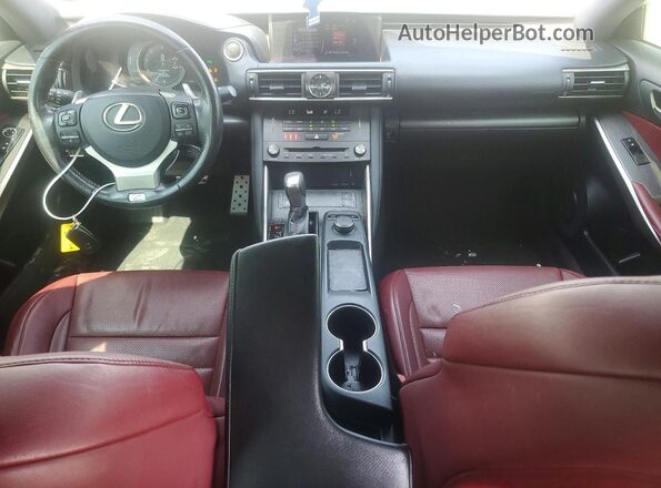 JTHBA1D28K5085763 2019 LEXUS IS White Widok deski rozdzielczej