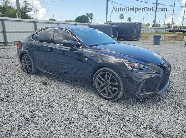 JTHBA1D28K5089148 2019 LEXUS IS Black Передня права чверть