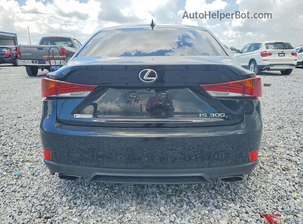 JTHBA1D28K5089148 2019 LEXUS IS Black Вид ззаду