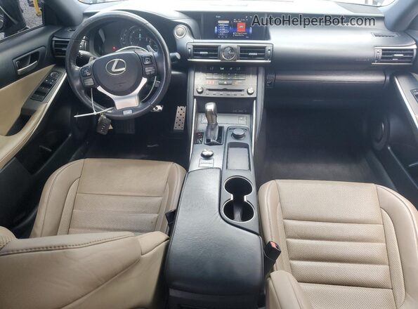 JTHBA1D28K5089148 2019 LEXUS IS Black Вид панелі приладів
