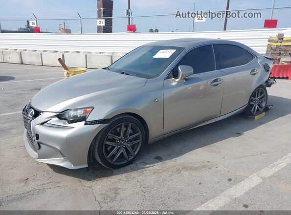 JTHBA1D29G5019102 2016 LEXUS IS 200T Silver Vista tres cuartos delantera izquierda