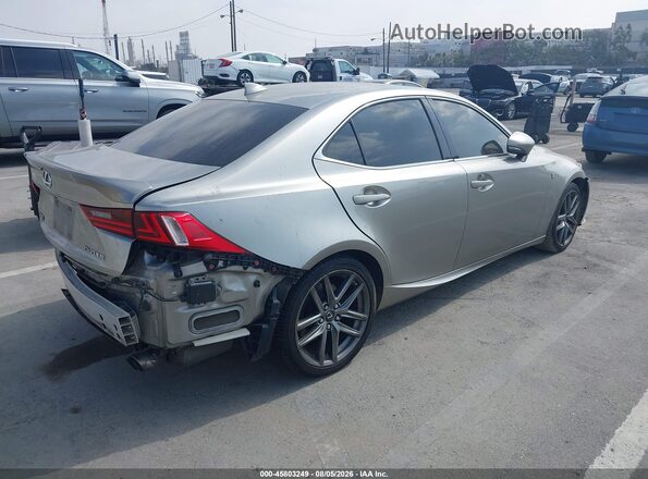 JTHBA1D29G5019102 2016 LEXUS IS 200T Silver Trasero derecho